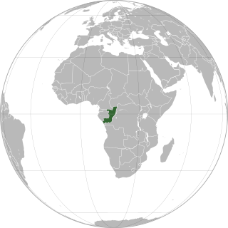 Location of Republic of the Congo