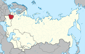 Location of Byelorussian Soviet Socialist Republic