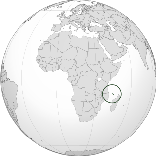 Location of Union of the Comoros