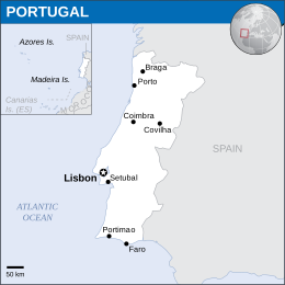 Location of Portuguese Republic
