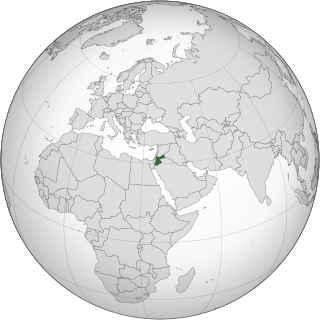 Location of Hashemite Kingdom of Jordan