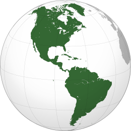 Location of The Americas