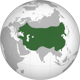 Location of Great Mongol Nation