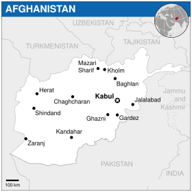 Lage von Islamisches Emirat Afghanistan