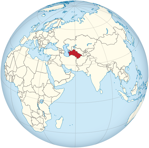 File:Turkmenistan on the globe (Afro-Eurasia centered).svg
