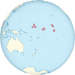 Location of Republic of Kiribati