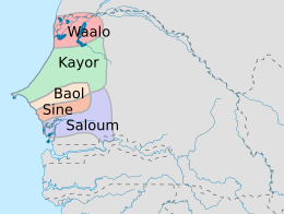 Location of Great Jolof