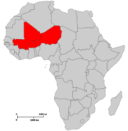 Location of Alliance of Sahel States