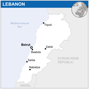 Lebanon map.svg
