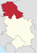 Location of Autonomous Province of Vojvodina