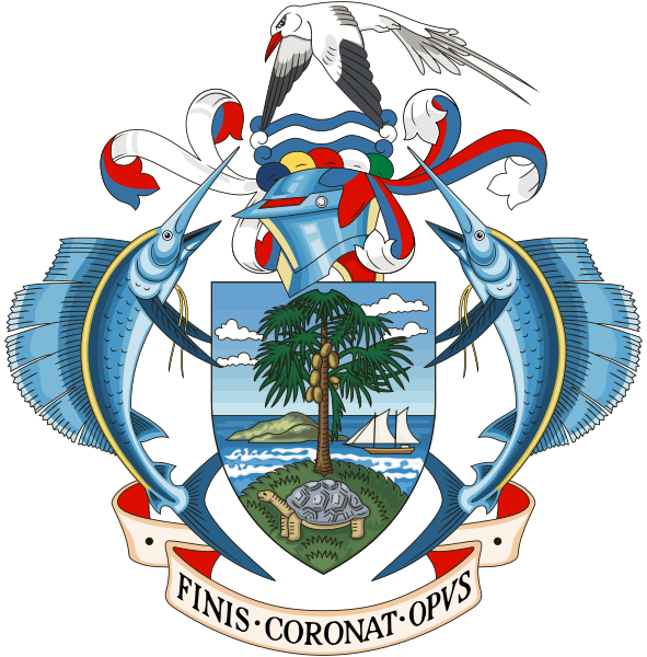 Fichier:Coat of arms of Seychelles.svg